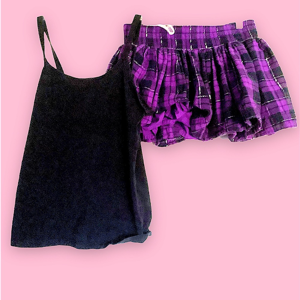 Pink skort, Fashion Bug tank pre owned condition - Picture 1 of 5